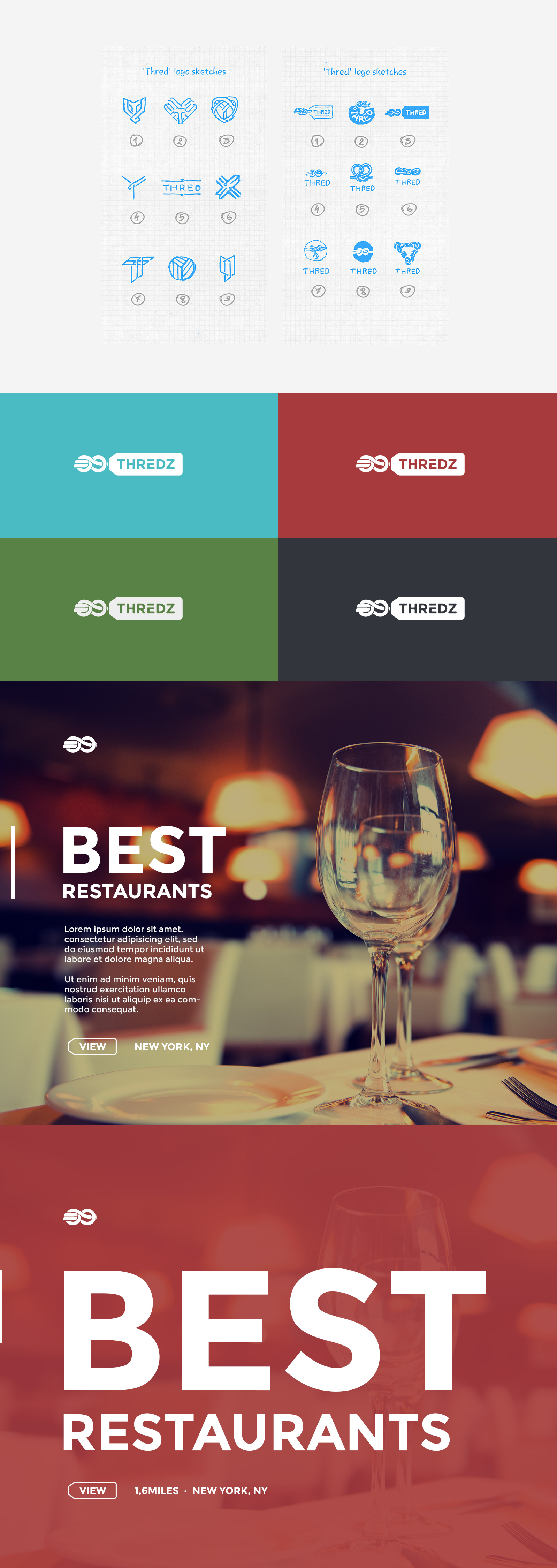 Thredz: Mobile App UI Design design screen